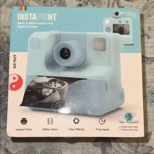 Instaprint Blue Instant Print Camera